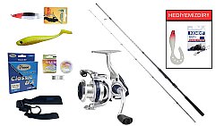 Ryuji Ares X 2.40M 9-45Gr&Okuma ARIA-C4000a Painting Silver 1BB Spin Seti - Ryuji