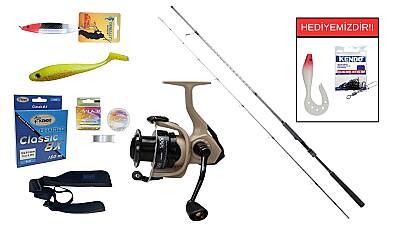 Ryuji Ares X 2.40M 9-45Gr&Okuma Outrax OR-4000SGA 1+1BB Spin Seti - 1