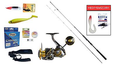 Ryuji Ares X 2.40M 9-45Gr&Ryuji Ares X 4000M 5+1BB Spin Seti - 1