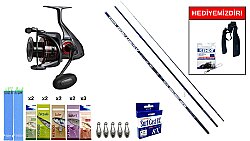 Ryuji Avantage 4.20M, 100-250Gr&Okuma Ceymar C-6000A Dark Grey 7+1BB Surf Seti - Okuma