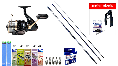 Ryuji Avantage 4.20M, 100-250Gr&Remixon Venom 9000 5+1BB Surf Seti - 1