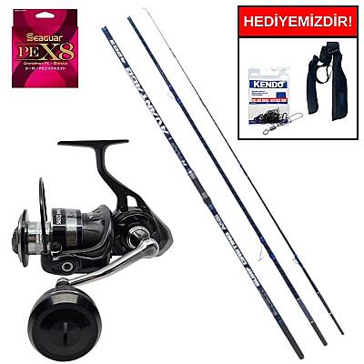Ryuji Avantage 4.20M 100-250Gr&Savage Gear SGS8 8000 FD 8+1BB Kurşun Arkası Set - 1