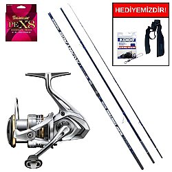 Ryuji Avantage 4.20M 100-250Gr&Shimano Sedona 8000 FI Kurşun Arkası Set - Shimano