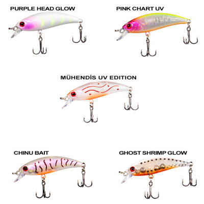 Ryuji Baby Minnow Sinking 5cm 4.5gr Maket Yem - 4