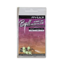 RYUJI BALL AJING GLOW JIGHEAD - 2