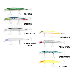 RYUJI BAY MINNOW SINKING 14.5CM, 24,5GR - Ryuji