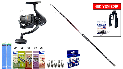 Ryuji Beach Side 3.90M, 150Gr&Okuma Revenger RV-65 FD Surf Seti - 1