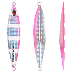 RYUJI CROWN JIG 250GR, PINK ZEBRA GLOW - 5