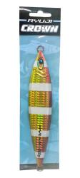 RYUJI CROWN JIG 250GR, PINK ZEBRA GLOW - 8