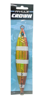 RYUJI CROWN JIG 250GR, PINK ZEBRA GLOW - 8