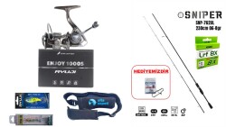 Fujin Sniper 230cm 0.6-8g & Ryuji Enjoy 1000S 230cm 0.6-8g LRF Seti - Ryuji