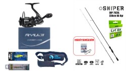 Fujin Sniper 230cm 0.6-8g & Ryujı Infinity 2000S LRF Seti - Ryuji