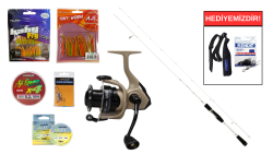 Ryuji Light Style 2.05M, 0.5-5Gr&Okuma Outrax OR-1000SGA 1+1BB LRF Seti - Ryuji