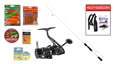 Ryuji Light Style 2.05M, 05-5Gr&Ryuji Airlight X 1000S 6+1BB LRF Seti - 1