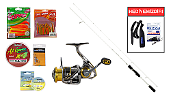 Ryuji Light Style 2.05M, 0.5-5Gr&Ryuji Ares X 1000S 5+1BB LRF Seti - Ryuji