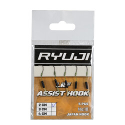 RYUJI LRF HIRSIZ ASSIST HOOK İĞNE NO:10, 4CM (5 ADET) - 1