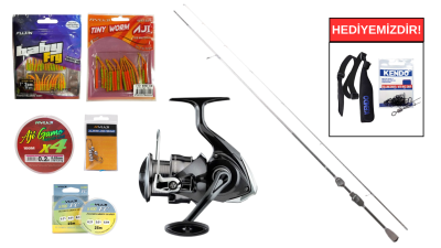 Ryuji Matrix Fuji 1.98M 0.8-6Gr&Daiwa Crossfire 26 LT 1000 LRF Seti - 1