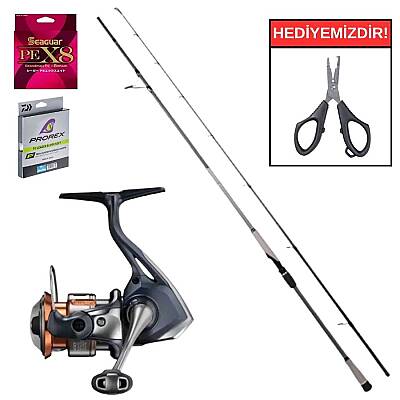 Ryuji Matrix Fuji 2.80M 25-80 Gr&Shimano Nasci FD C5000 XG Profesyonel Shore Jig Seti - 1
