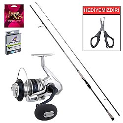 Ryuji Matrix Fuji 2.80M 25-80 Gr&Shimano Saragosa SW 5000 XG Profesyonel Shore Jig Seti - Shimano