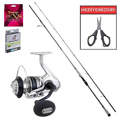 Ryuji Matrix Fuji 2.80M 25-80 Gr&Shimano Saragosa SW 5000 XG Profesyonel Shore Jig Seti - 1