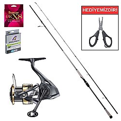 Ryuji Matrix Fuji 2.80M 25-80 Gr&Shimano Ultegra FD 5000 XG Profesyonel Shore Jig Seti - Shimano