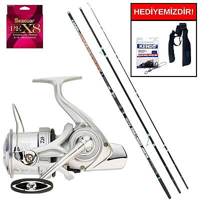 Ryuji Momentum 4.20M 100-250Gr&Daiwa Crosscast S20 35 SCW 5000 C QD Kurşun Arkası Set - 1