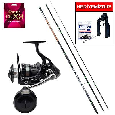 Ryuji Momentum 4.20M 100-250Gr&Savage Gear SGS8 8000 FD 8+1BB Kurşun Arkası Set - 1