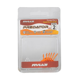 RYUJI PREDATOR ST33 ORANGE ÜÇLÜ İĞNE (6 ADET) - 2