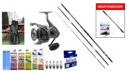 Ryuji Procasting Surf Fuji 4,25m&Okuma Tomcat TMC-8000 Surf Seti - Okuma