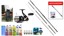 Ryuji Procasting Surf Fuji 4.25m&Remixon Venom 8000 5+1BB Surf Seti - Remixon