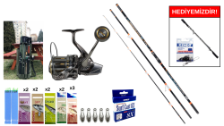 Ryuji Procasting Surf Fuji 4.25m&Ryuji Momentum 10000 Silver Surf Seti - Ryuji