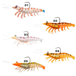 Ryuji Real Shrimp 7.6cm 12gr Silikon Yem - Ryuji