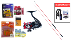 Ryuji Red Fox 2.30m 3-15gr&Daiwa Ninja 23 LT 1000 LRF Seti - Ryuji