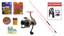 Ryuji Red Fox 2.30m 3-15gr&Okuma Outrax OR-1000SGA 1+1BB LRF Seti - Ryuji