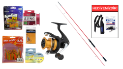 Ryuji Red Fox 2.30m 3-15gr&Shimano FX 2000 FC LRF Seti - Ryuji