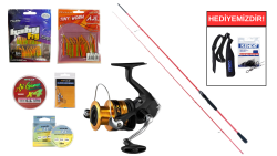 Ryuji Red Fox 2.30m 3-15gr&Shimano FX 2500 FC LRF Seti - Shimano