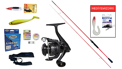 Ryuji Red Fox 2.40m 5-55gr&Okuma Revenger A RV-4000A Spin Seti - 1