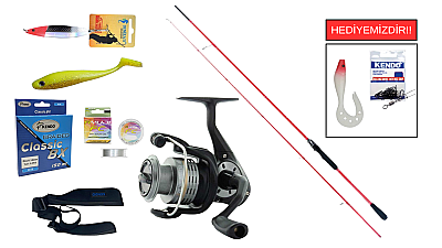 Ryuji Red Fox 2.70m 5-55gr&Okuma Revenger RV-40 FD Spin Seti - 1
