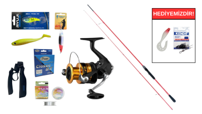 Ryuji Red Fox 2.70m 5-55gr&Shimano FX 4000 FC Spin Seti - 1