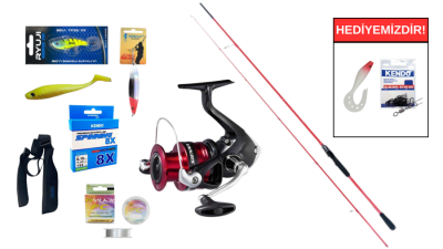 Ryuji Red Fox 2.70m 5-55gr&Shimano Sienna 4000 FG Spin Seti - 1