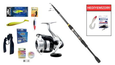 Ryuji Rock Fish 2.40M 10-40Gr&Daiwa Strikeforce 4000 B Teleskopik Spin Set - 1