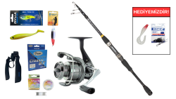 Ryuji Rock Fish 2.40M 10-40Gr&Okuma Revenger Pro RVP-40 Teleskopik Spin Seti - Ryuji