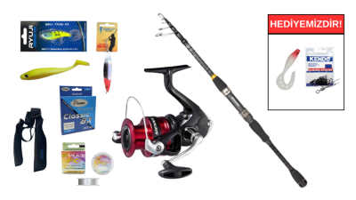 Ryuji Rock Fish 2.70m 10-40 gr&Shimano Sienna 4000 FG Teleskopik Spin Seti - 1