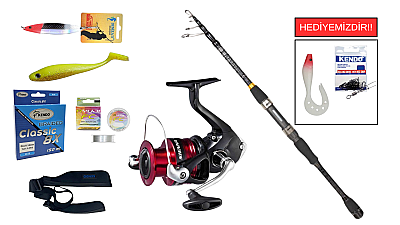 Ryuji Rock Fish 2.70m 10-40 gr&Shimano Sienna 4000 FG Teleskopik Spin Seti - 1