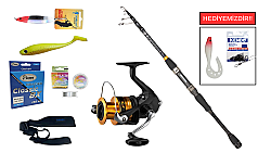 Ryuji Rock Fish 2.70M 10-40Gr&Shimano FX 4000 FC Teleskopik Spin Seti - Shimano