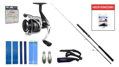 Ryuji Seawolf 1.68m 150-250gr&Okuma Safina SN-6000 1+1 bb Tekne Seti - 1