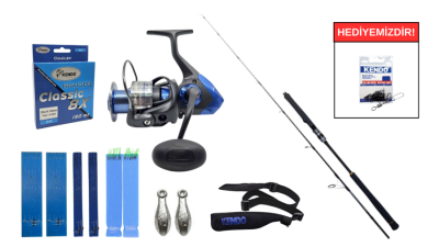 Ryuji Seawolf 1.68m 150-250gr&Okuma Safina SW-X SNW-6000A Tekne Seti - 1