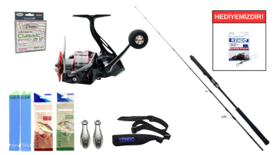 Ryuji Seawolf 1.68m 150-250 gr&Ryuji Raptor 6000D Tekne Seti - 1