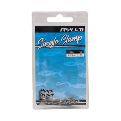 RYUJI SINGLE CLAMP BLACK NICKEL 1.6*8MM (20 ADET) - 2