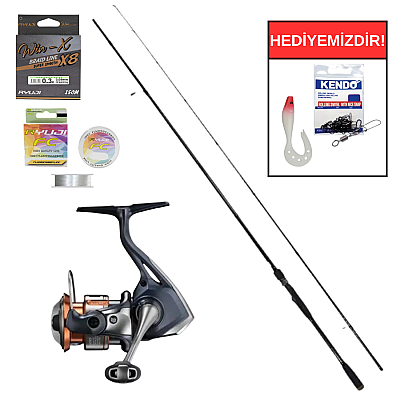 Ryuji Sky Force Fuji 2.30Mt, 3-24Gr&Shimano Nasci FD C3000 Spin Seti - 1